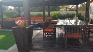 Luxury Villa, 6 Bedrooms | Terrace/patio - Luxury 750m2 resort - The Blue Villa (Dubai)