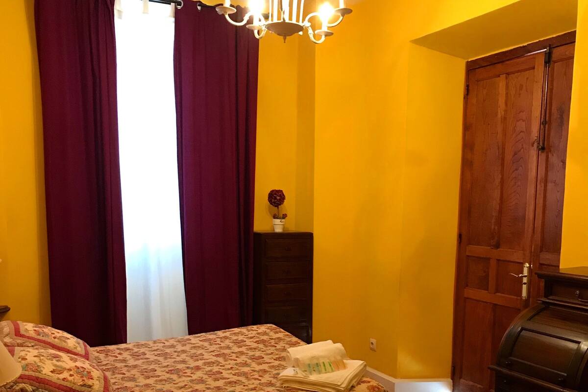 Camera doppia, vista valle | Biancheria da letto di alta qualità, una cassaforte in camera