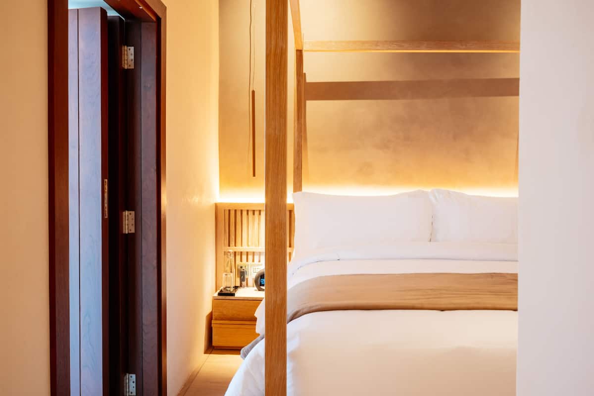 Minibar, in-room safe, desk, blackout curtains