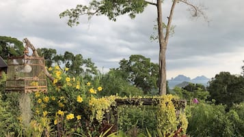 Uitzicht vanuit accommodatie