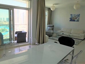 公寓, 2 间卧室 (1302) | 客房内用餐