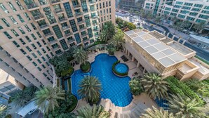 Deluxe Apartment, 1 Bedroom, Pool View | View from room - Yanjoon Holiday Homes - Standpoint Tower (Dubai)