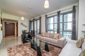 Deluxe Apartment, 1 Bedroom, City View | In-room safe, iron/ironing board, free WiFi