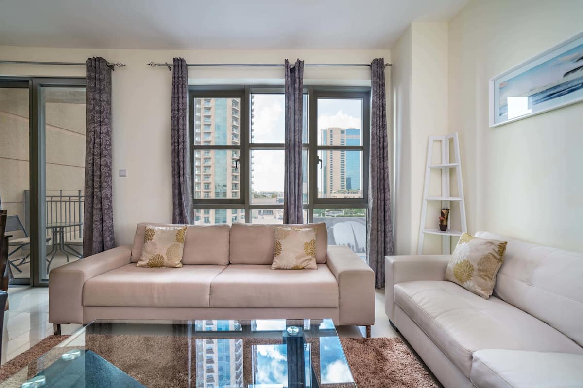 Deluxe Apartment, 1 Bedroom, City View | In-room safe, iron/ironing board, WiFi (free)