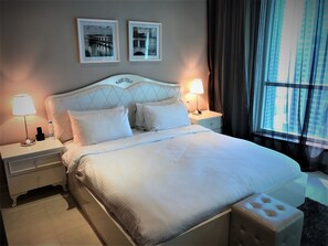 1 bedroom, in-room safe, individually decorated, blackout curtains - Yanjoon Holiday Homes - Marina Heights (Dubai)