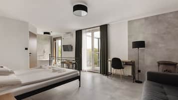 Quarto triplo superluxo | Roupas de cama premium, individualmente decorados