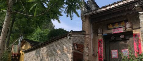 Façade de l’hébergement