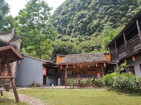 Vista a la montaña. Yangshuo Loong Old House