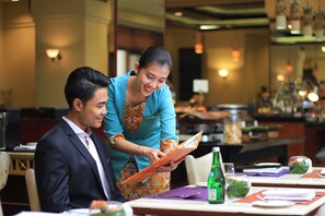 Breakfast, lunch and dinner served - The Sultan Residence (Jakarta)