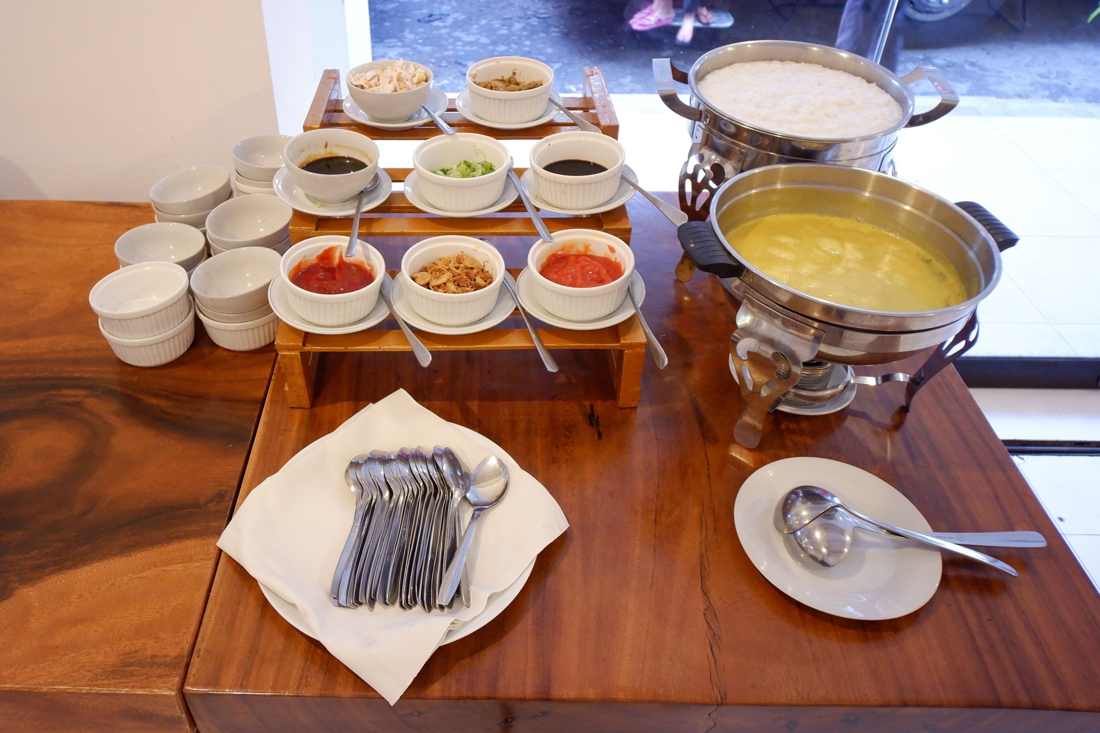 Daily local cuisine breakfast (IDR 40000 per person)