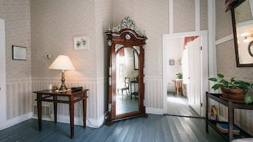 Individually decorated, individually furnished, iron/ironing board