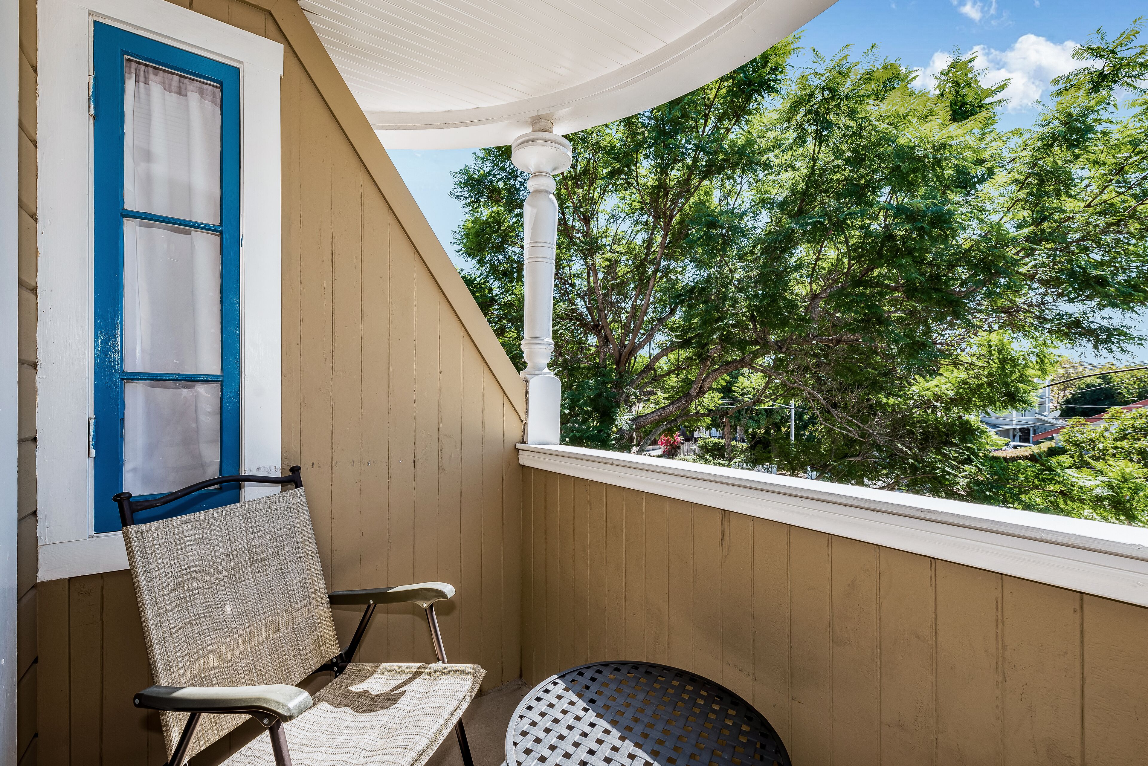 Værelse - 1 queensize-seng - privat badeværelse | Terrasse/gårdhave