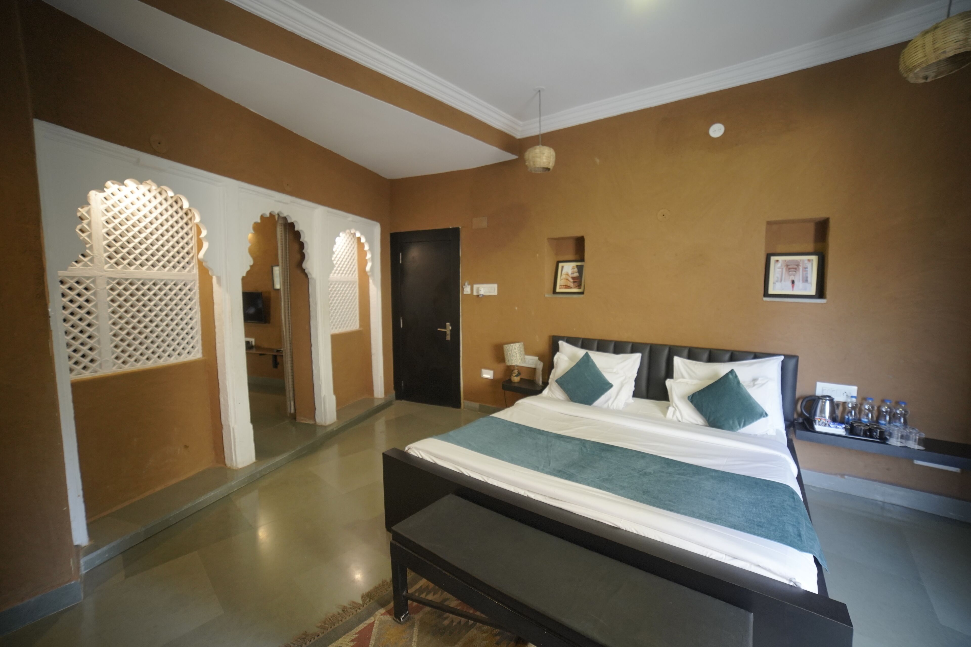 Family Room | Premium bedding, in-room safe, desk, iron/ironing board