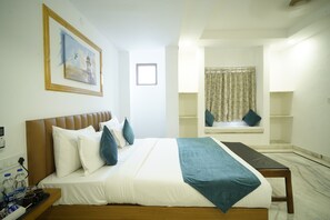 Premium Double Room, 1 Bedroom | Premium bedding, in-room safe, desk, iron/ironing board - Banjara Heritage (Udaipur)