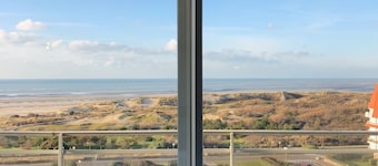 SUPERBE VUE SUR LA MER  ,l'estuaire et les dunes, au 8 eme étage ,bien place