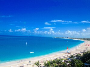 On the beach, sun loungers, beach towels - Hideaway Villa TCI – Steps to Grace Bay Beach, Private Pool with Sunset Views (Providenciales)