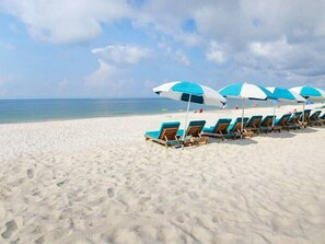 On the beach