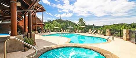 Indoor pool, outdoor pool