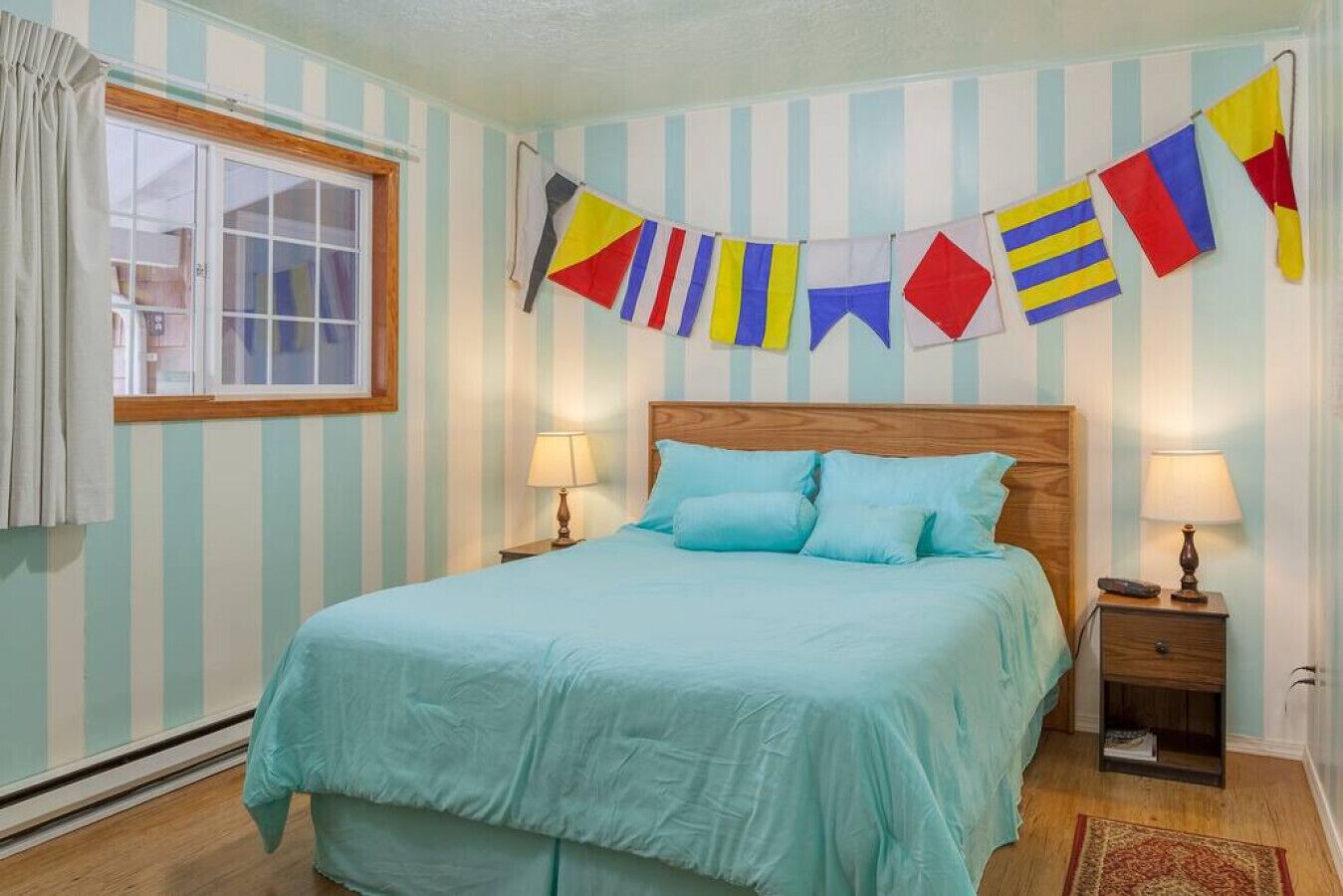 1 bedroom, desk, iron/ironing board, travel cot