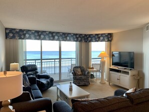 Smart TV, DVD player, books, video library