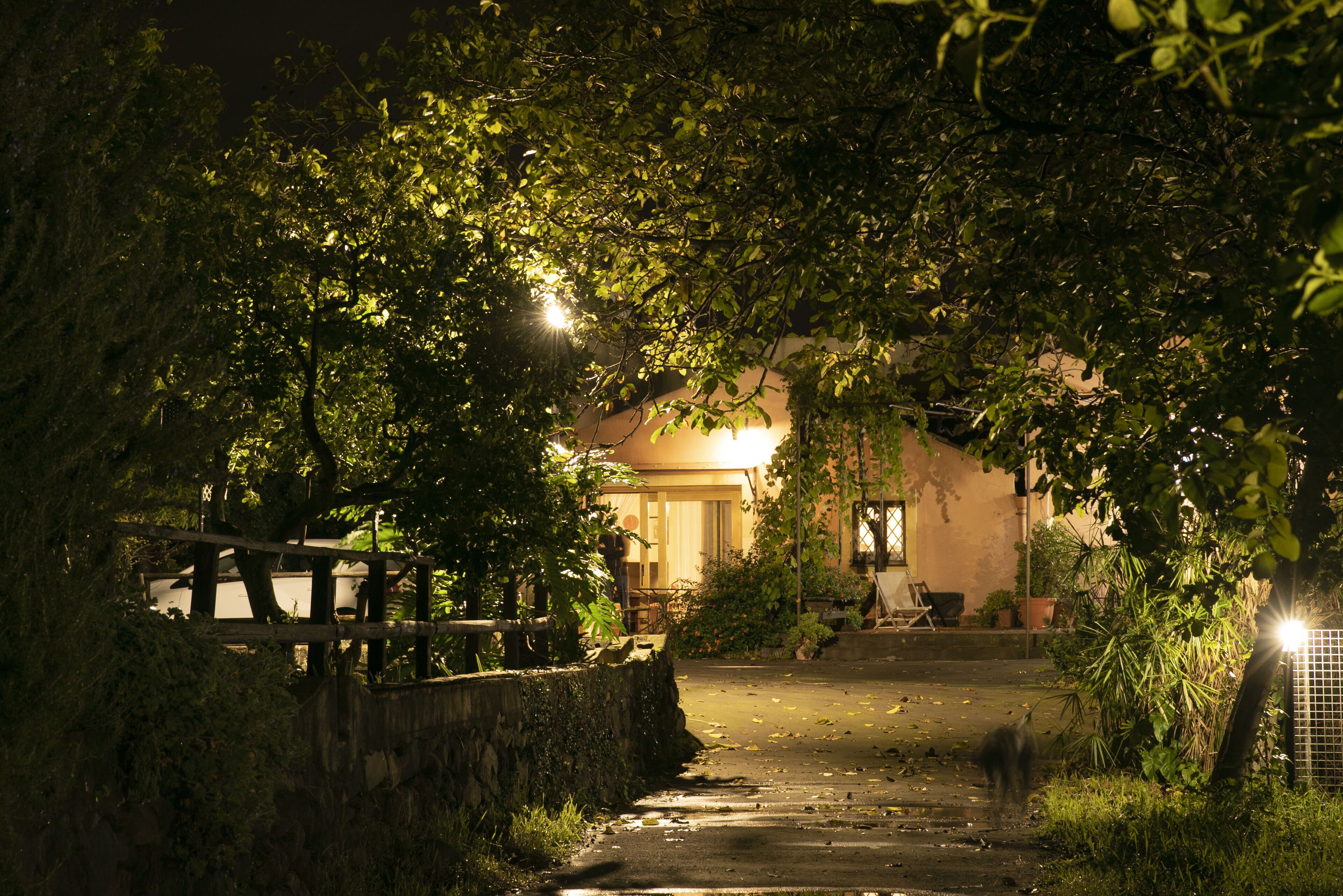 Façade de l’hébergement - soirée/nuit
