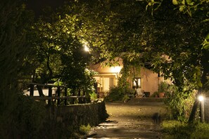 Front of property - evening/night