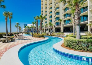 Indoor pool, a heated pool