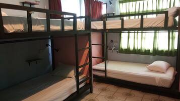 Mixed Dormitory with Shared Bathroom | Iron/ironing board, free WiFi, bed sheets