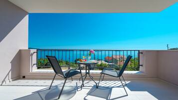 Appart'hĂŽtel Premium, 1 chambre, balcon, vue mer | Vue de la chambre