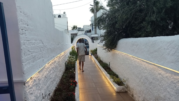 Entrada de l'allotjament