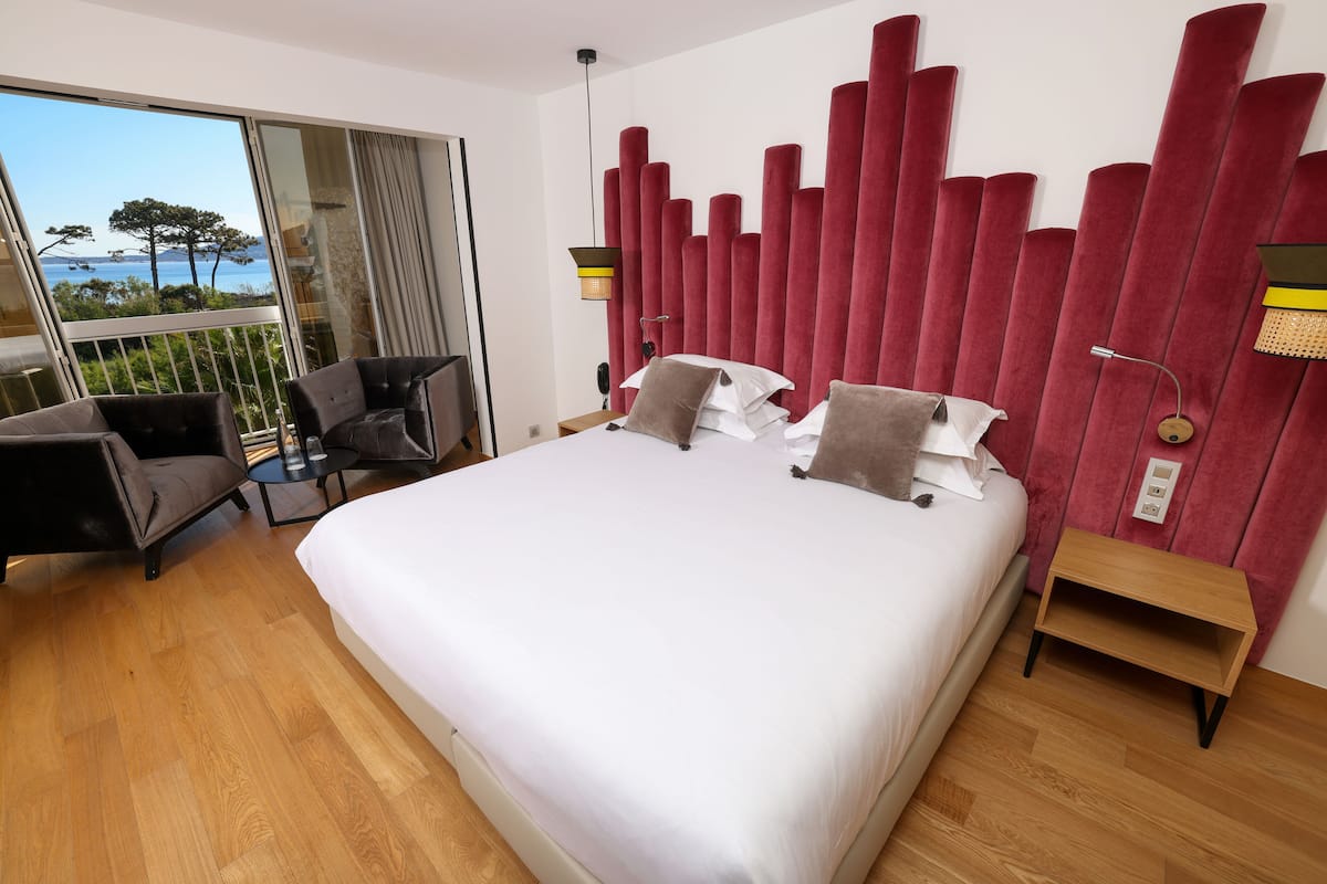 Deluxe-Doppel- oder -Zweibettzimmer, Meerblick
