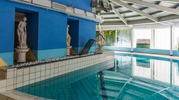 Indoor pool, seasonal outdoor pool