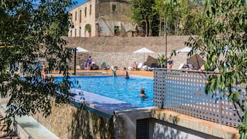 Indoor pool, seasonal outdoor pool