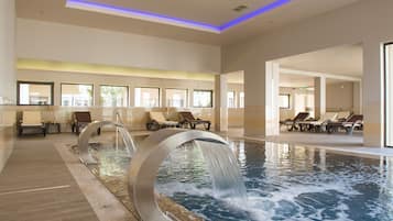 Indoor pool, seasonal outdoor pool