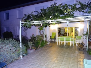 Front of property – evening/night