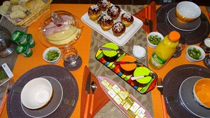 Free daily full breakfast