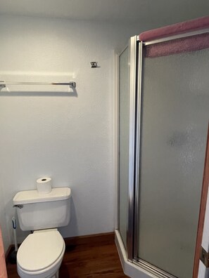 Habitación estándar, 1 cama doble, no fumadores (Single Room) | Baño | Ducha, toallas, jabón y champú
