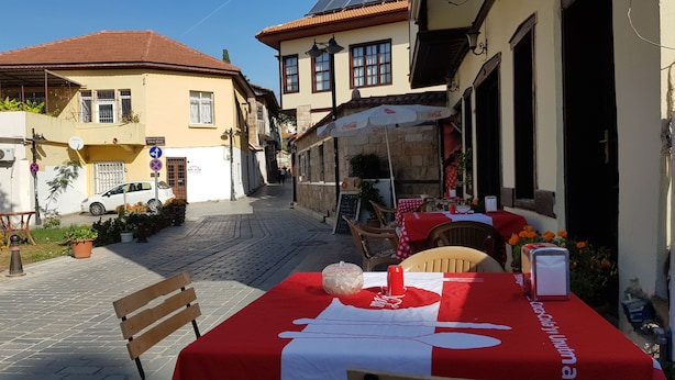 Outdoor dining - Dedehan Pansiyon (Antalya)