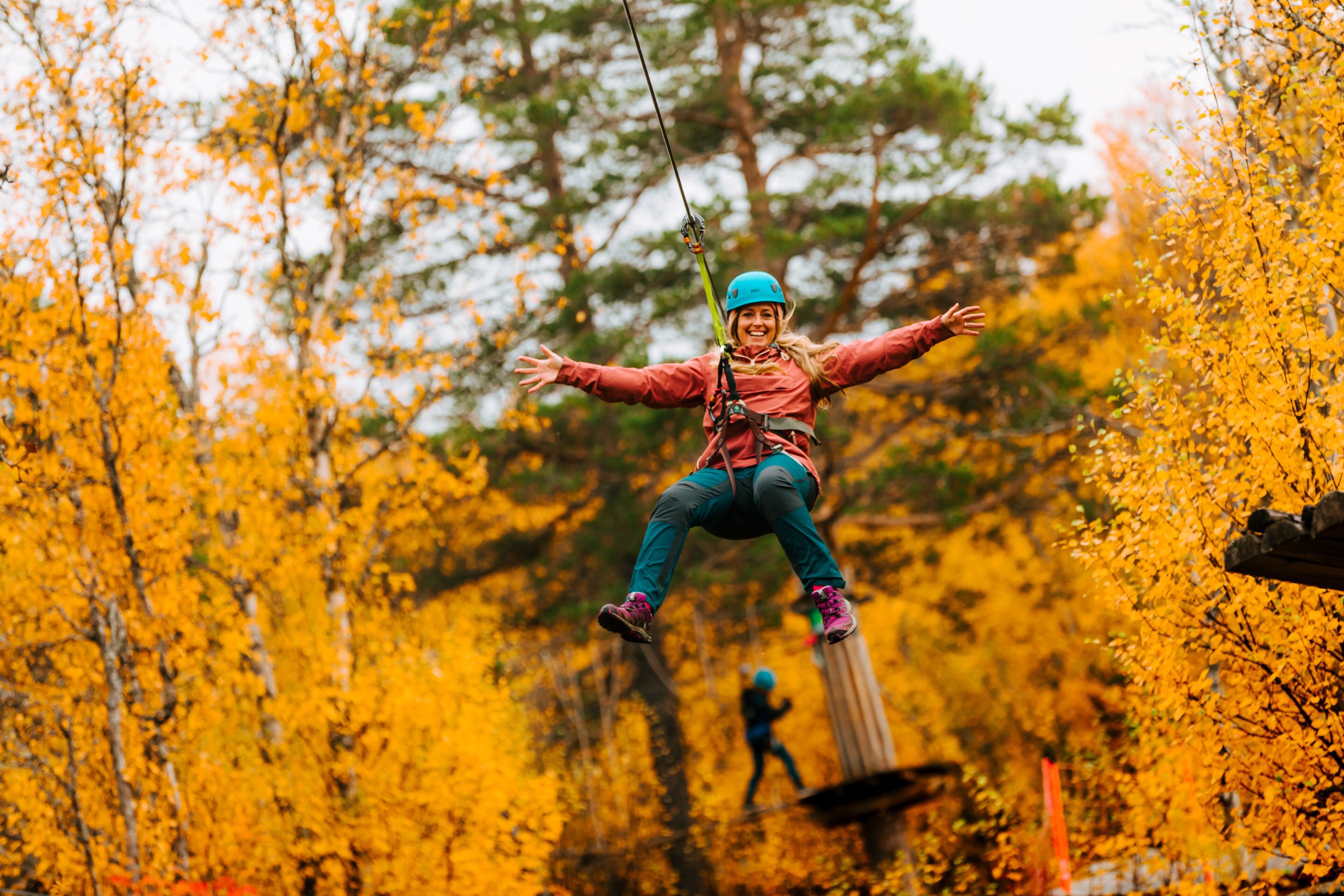Ziplining