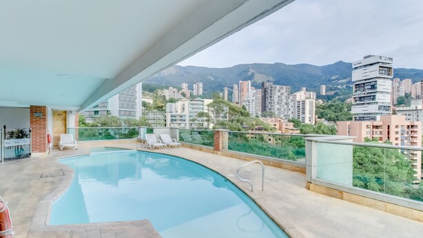Pool - Apartamento estudio c/ piscina en terraza Blux 306 (Medellín)