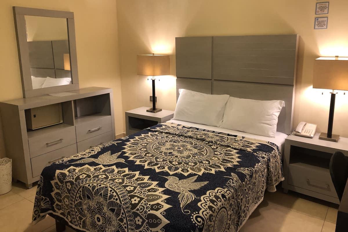 Single Room, 1 Queen Bed | 1 bedroom, in-room safe, desk, blackout drapes