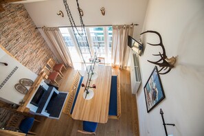 Apartment, 5 Bedrooms | Living area | Flat-screen TV