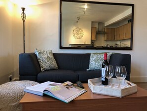 Standard Apartment | Living room | Flat-screen TV, fireplace, Netflix - The Duke's Retreat (Windsor)