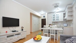 Leilighet, 1 soverom, terrasse, sjøutsikt | Romfasilitet