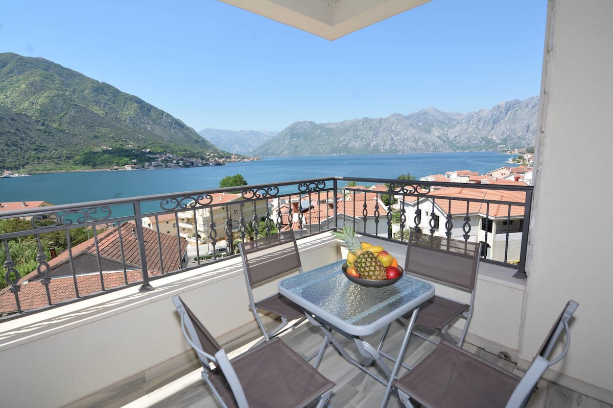 Appartement, 1 chambre, terrasse, vue mer | Balcon