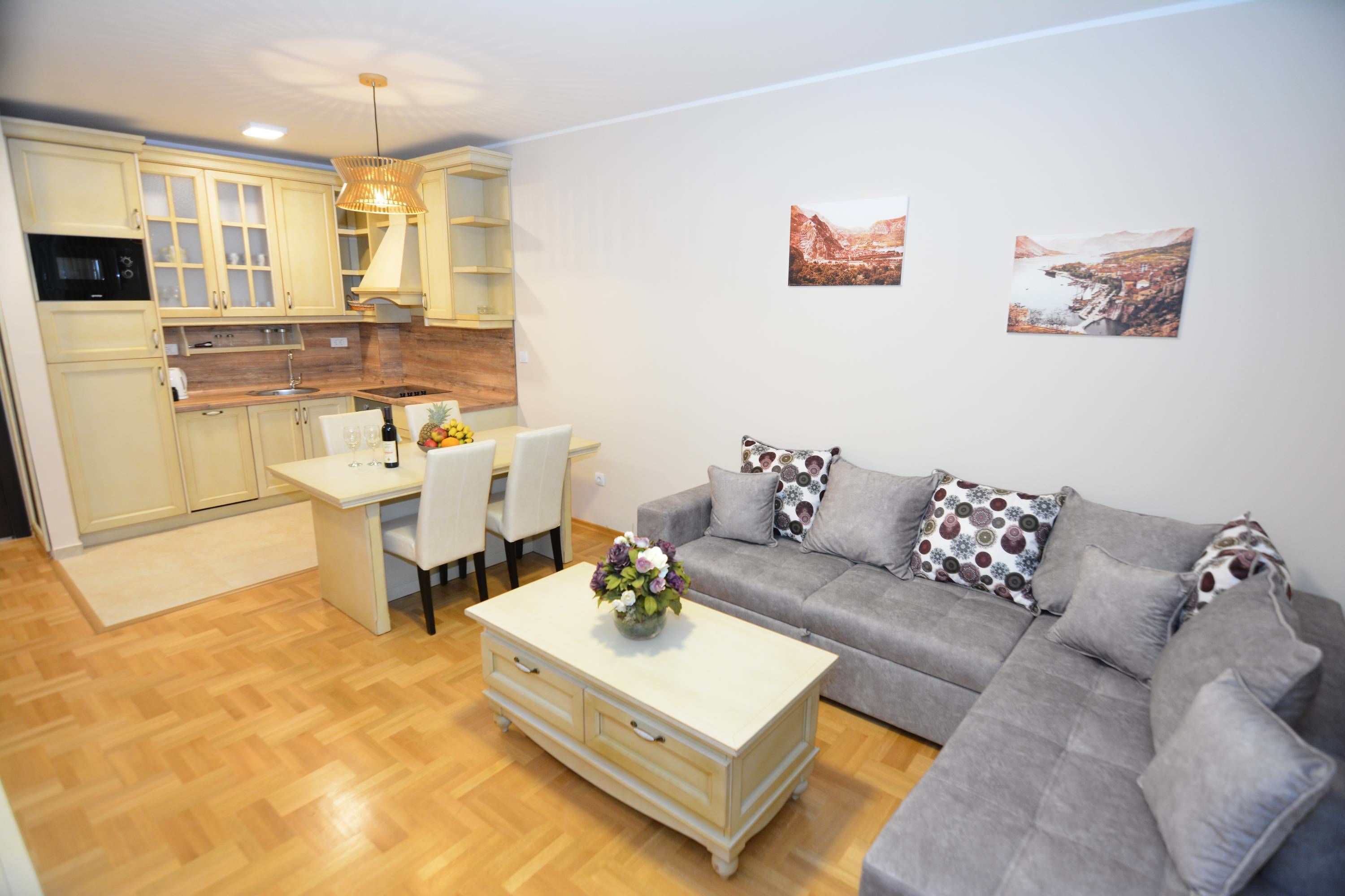 apartment, 1 bedroom, terrace, sea view | living room | flat-screen tv