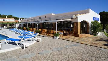 Façana frontal de l'allotjament