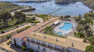 Uitzicht vanuit accommodatie