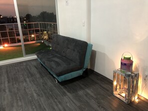 Habitacion King Size con Terraza | View from room - Posada Aurorita (Mexico City)