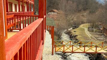 Chambre Familiale, plusieurs lits, balcon, vue fleuve | Vue depuis le balcon